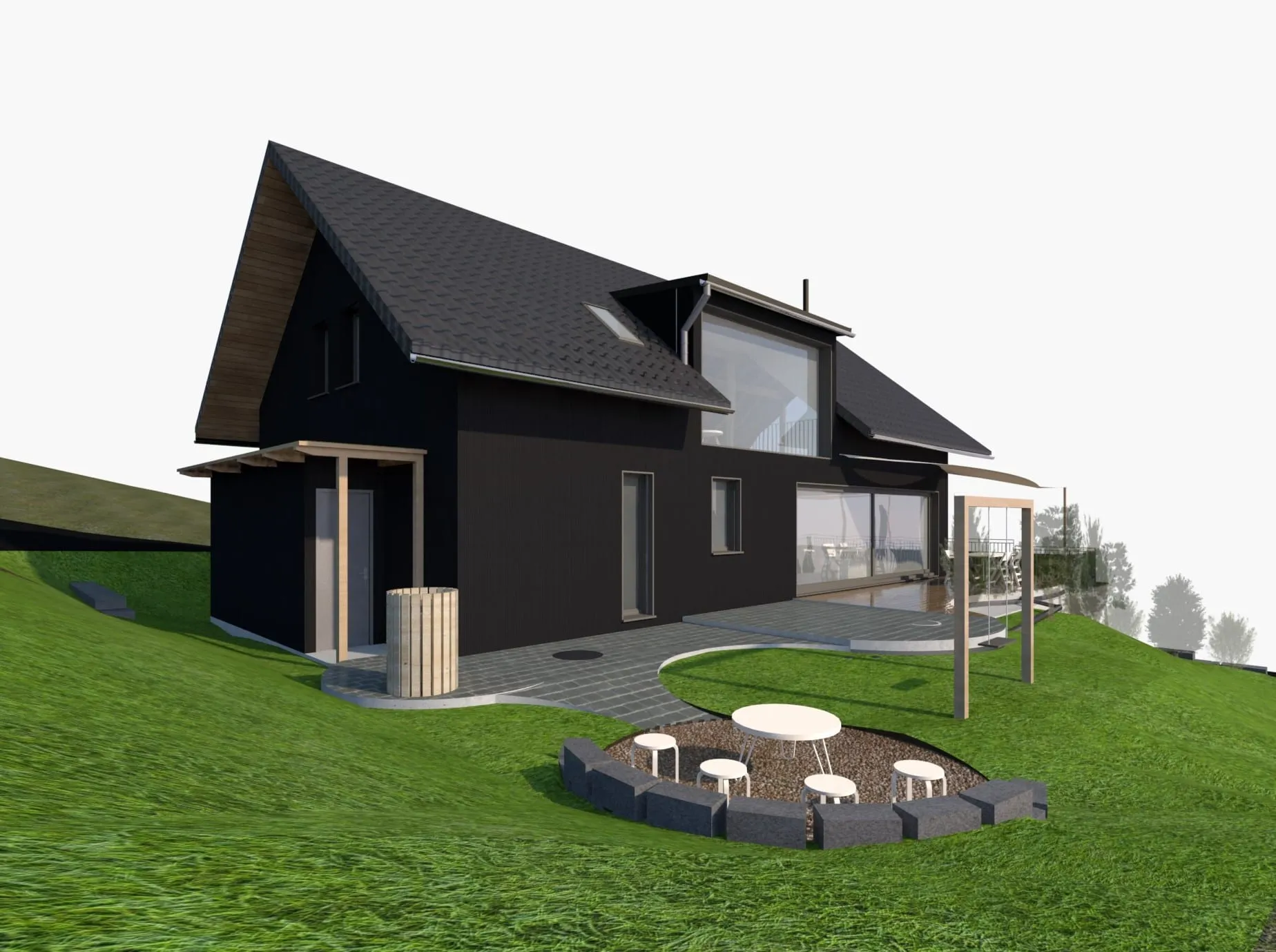 Neubau Einfamilienhaus, Bild 1